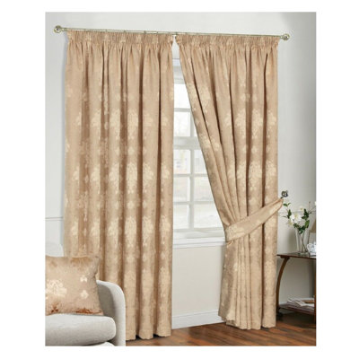 Virgina Pencil Pleat Room Darkening Thermal Curtain