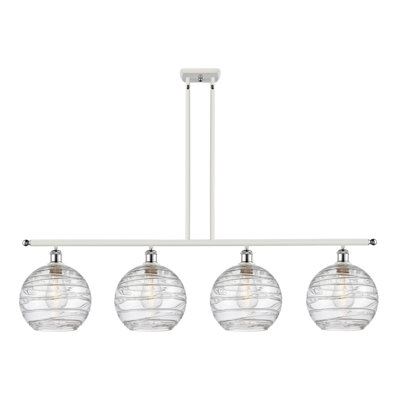 Luminaire suspendu linéaire à 4 lumières pour îlot de cuisine Cindi