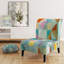 Fauteuil de chambre rembourré Modern Patchwork-135417453