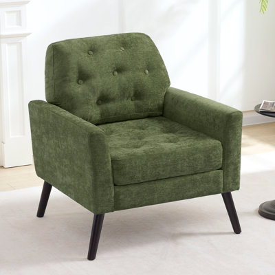 Accent Chair with Button-Tufted Back