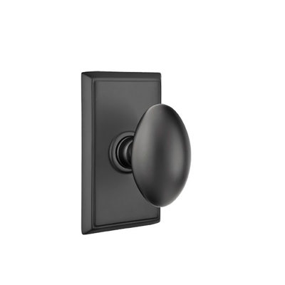 Double Dummy Egg Knob with Rectangular Rose