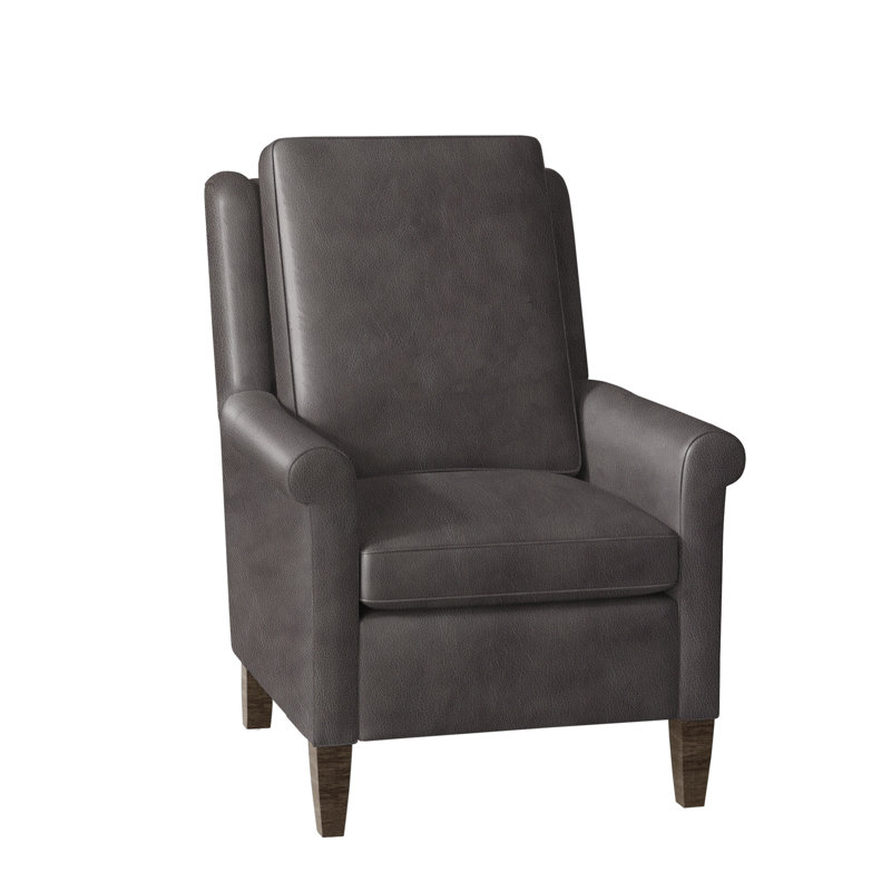 Timber Recliner, Anilina Cacao Genuine Leather, Cobblestone, Power