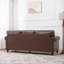 Canapé durable en similicuir, rembourré pour l'intérieur