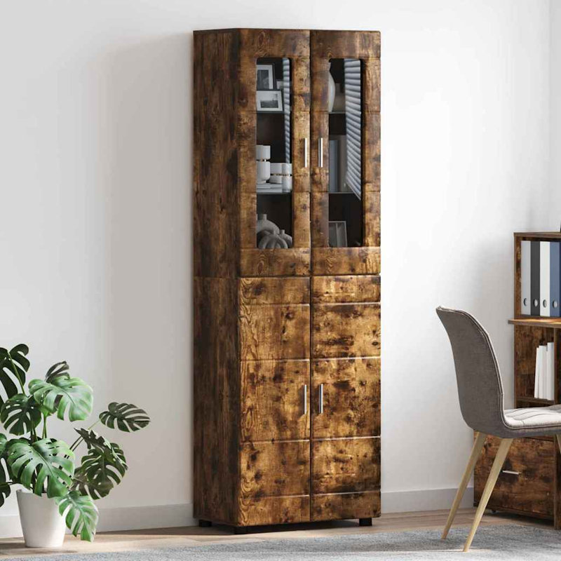Tamoor Manufactured Wood Wardrobe, Smoked Oak