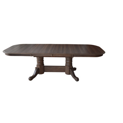 Table à double caisson en chêne stratifié haute pression de 96 po