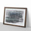 Lake Louise in Banff Canada in Abstract - Picture Frame Graphic Art Print-55777761-55777770