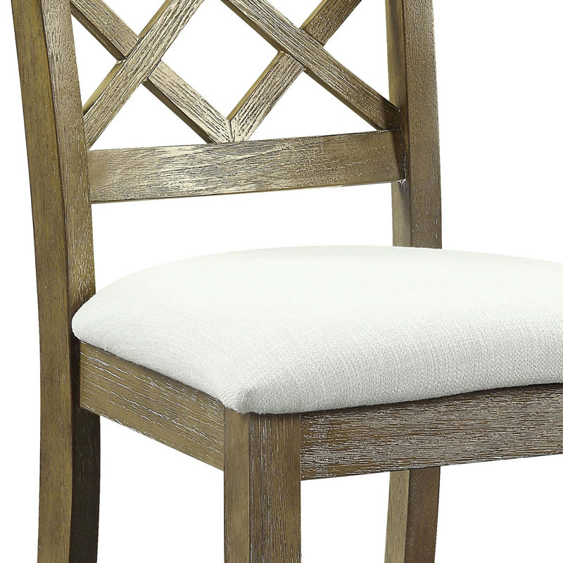 Ensemble de 2 chaises d'appoint en lin Karsen