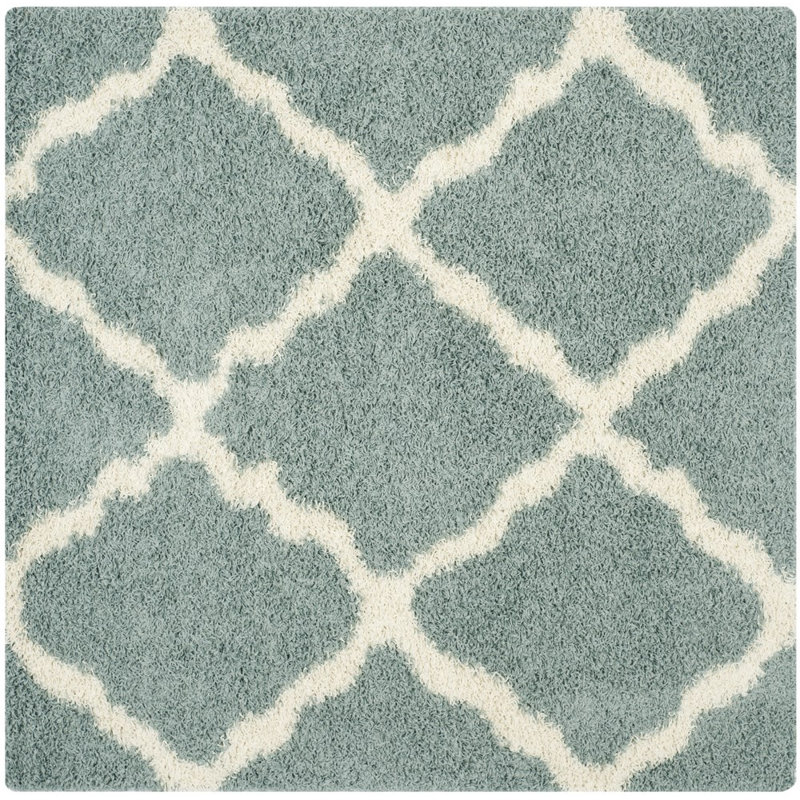 Wigley Sgd-Dallas Shag Performance Geometric Rug, Runner 2'3" x 12'