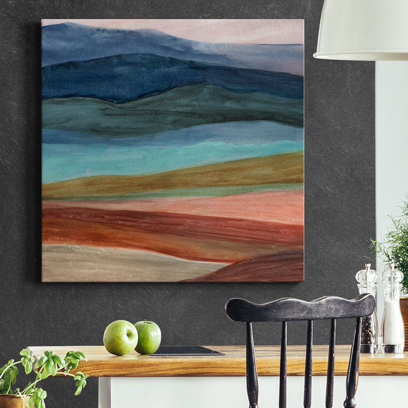 " Desert Layers ", 40" H x 40" W x 1.5" D