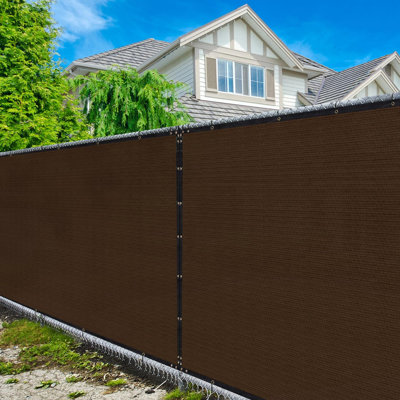 Amgo Plus Extra Heavy Duty Privacy Fence Screen 220 GSM with Reinforced Grommets by Amgo