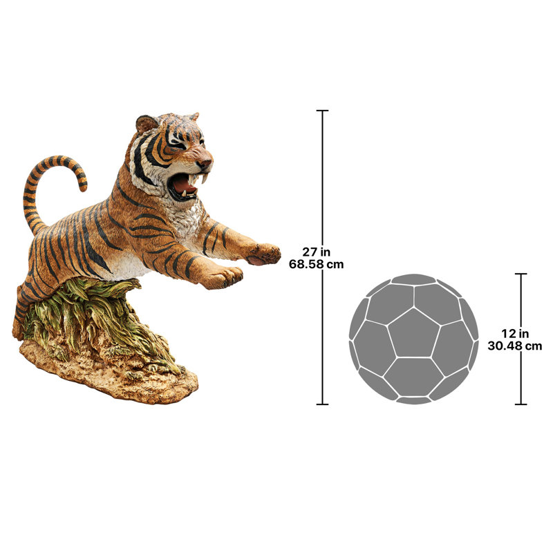 Statue bengal tiger pour chat jungle