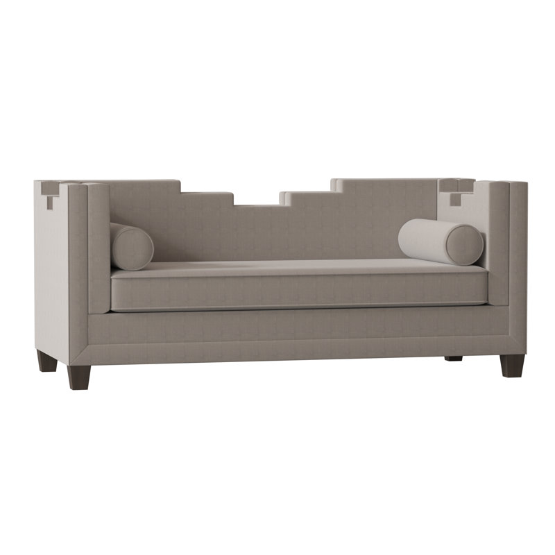 Bella Sofa, Bella Black Performance Velvet, Brown Mahogany