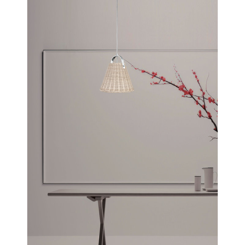 Luminaire suspendu 1 lumière Shenandoah, Chrome poli