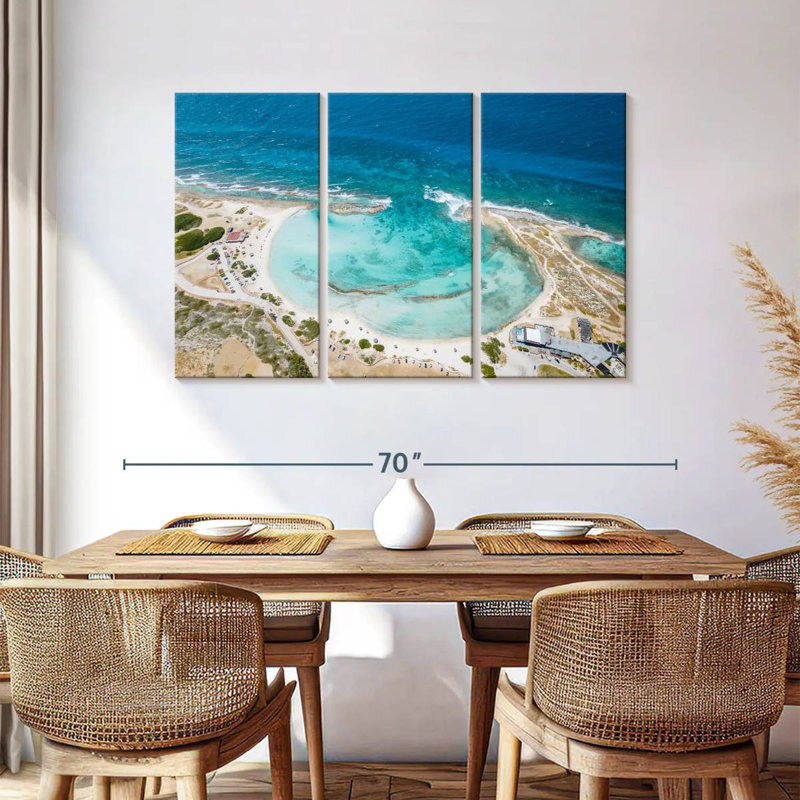 Gillard Baby Beach Aruba, 36" H x 57" W