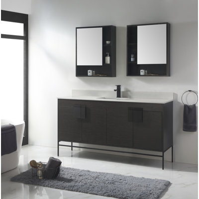 Ensemble de meuble-lavabo simple 60 po Maisie