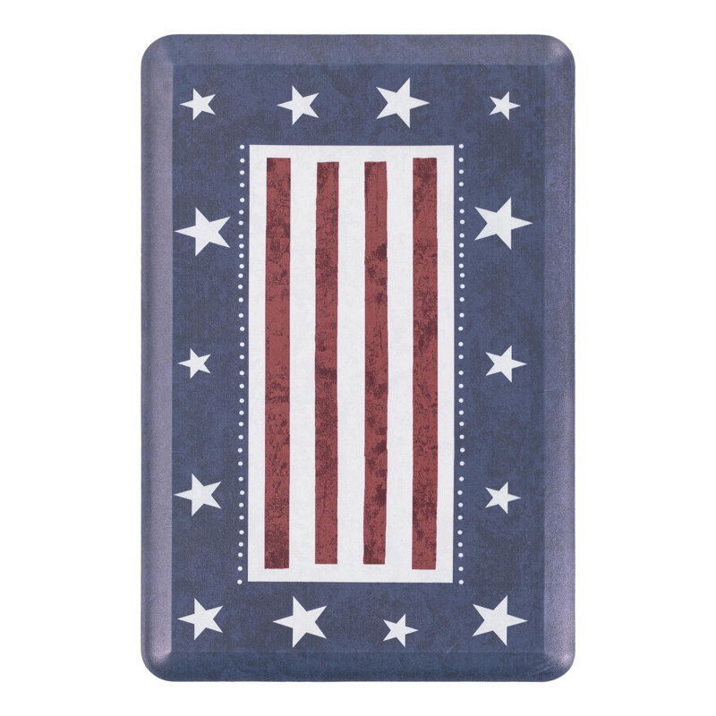 Akib Non-Skid Kitchen Mat, Rectangle 2' x 3'