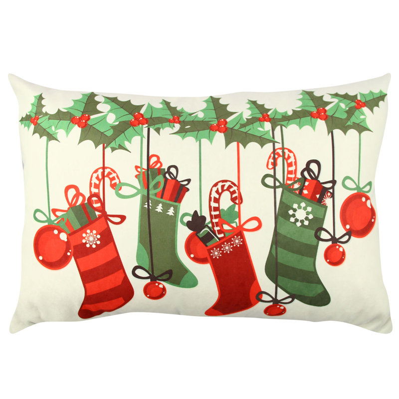Housse et insert de coussin rectangulaire en mélange de coton Cecy