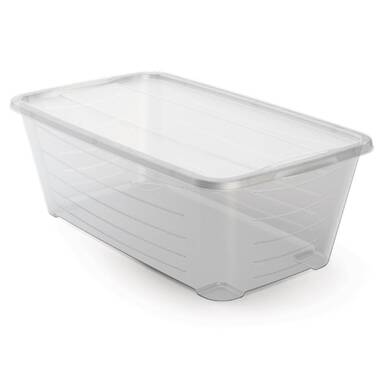 Rebrilliant 6.7 Qt [1.6 Gal] Snap Top Plastic Storage Box