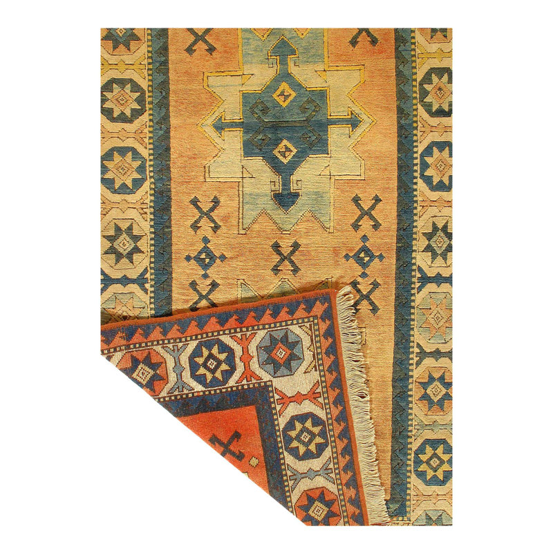 Caroletta Oriental Area Rug in Beige