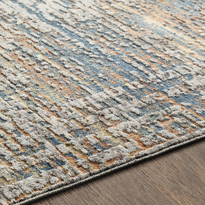Mckeel Abstract Indoor Rug, Rectangle 2' x 3'3"