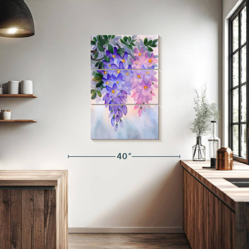 Wisteria Flower, 38" H x 24" W