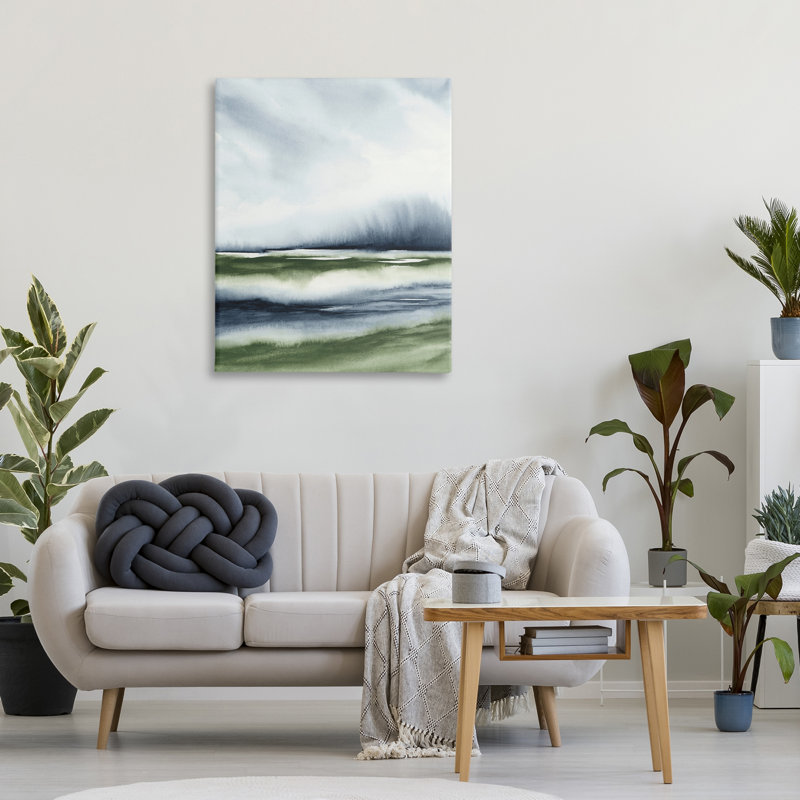 Toile de paysage Sage Shadows, conception par 1x, H 40 po x l 30 po