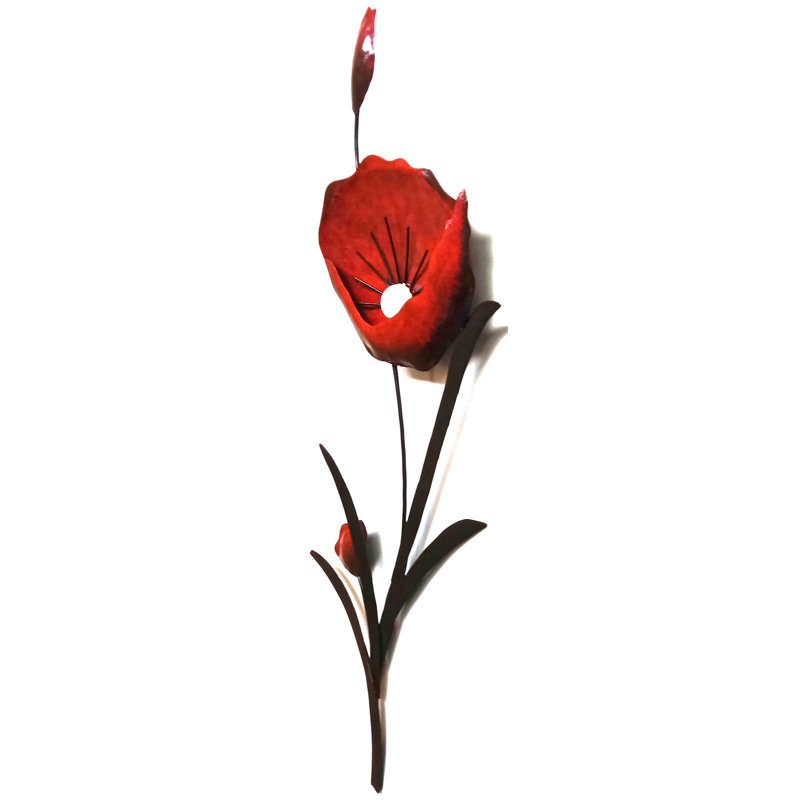 Handmade Traditional Plants & Flowers Wall Decor on Metal