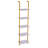 Industrial Square Pipe Shelf 5 Tier 11.8in Wall-Mount for Bedroom-551399637-551399639