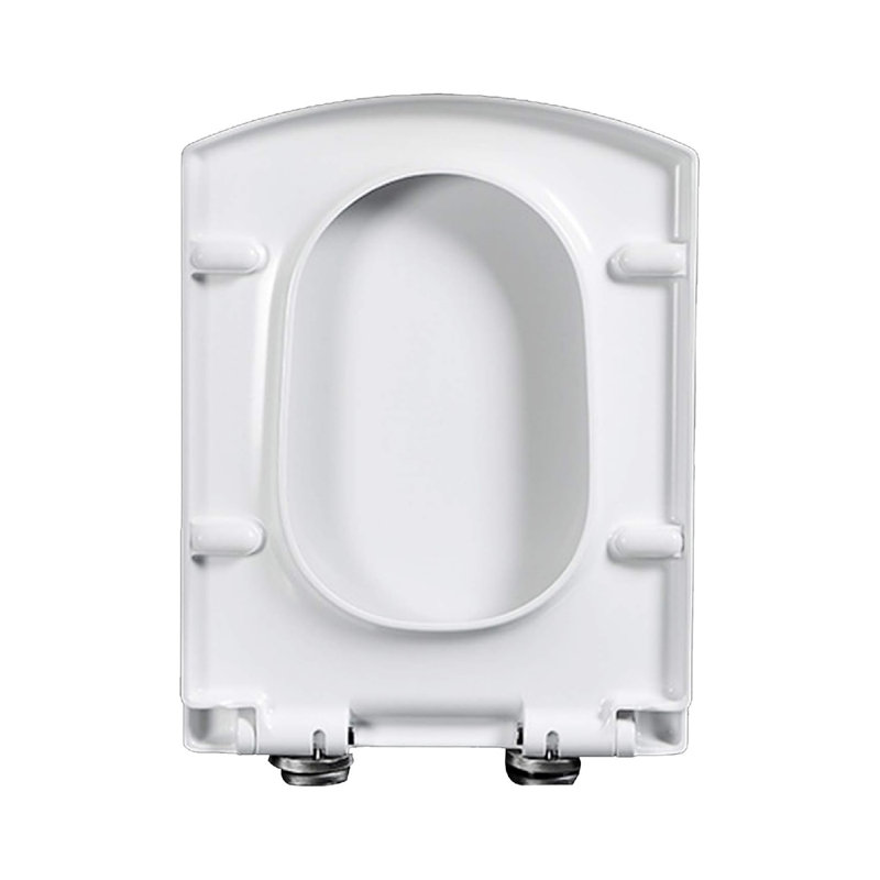 Multifunctional Quiet Close Rectangle Toilet Seats, Slow Down, Detachable, Fits All Regular Toilet Bowls