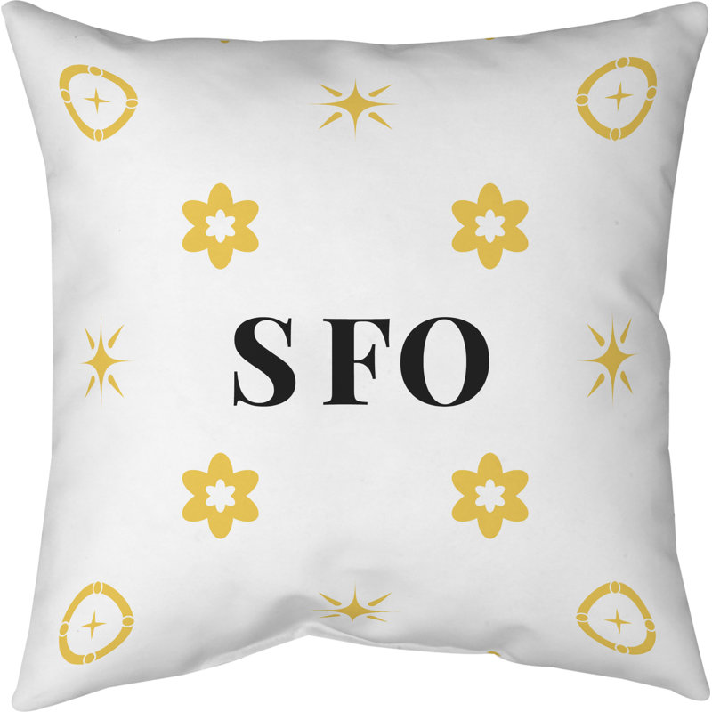 Coussin en coton San Franciscon