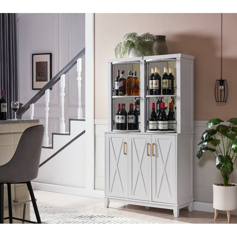 Brierfield 37.8'' Bar Cabinet, White