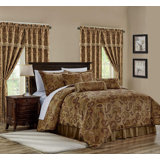 Adelle 7 Piece Paisley Jacquard comforter Set