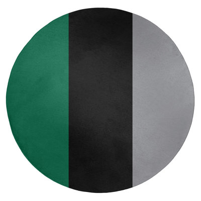 Tapis à rayures green national hockey