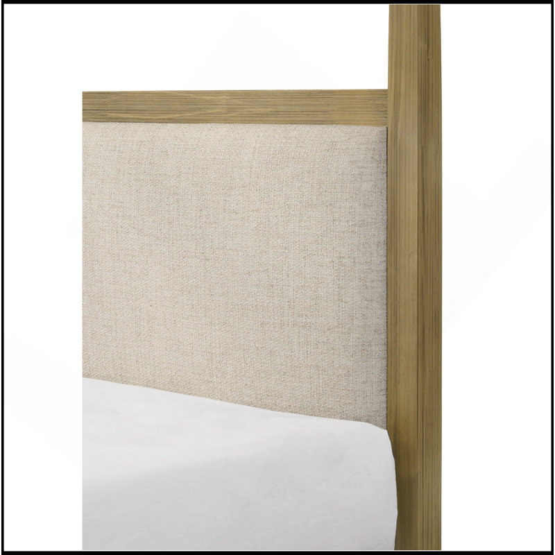 Mobilier de chambre à coucher 1pc Rustic Charm, Grand lit