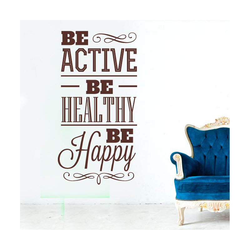 Wall Decal, Brown, Large