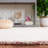 Mayreli Hand Tufted Wool Cotton with Latex Abstract Rug in Ivory/Pink-1161547434