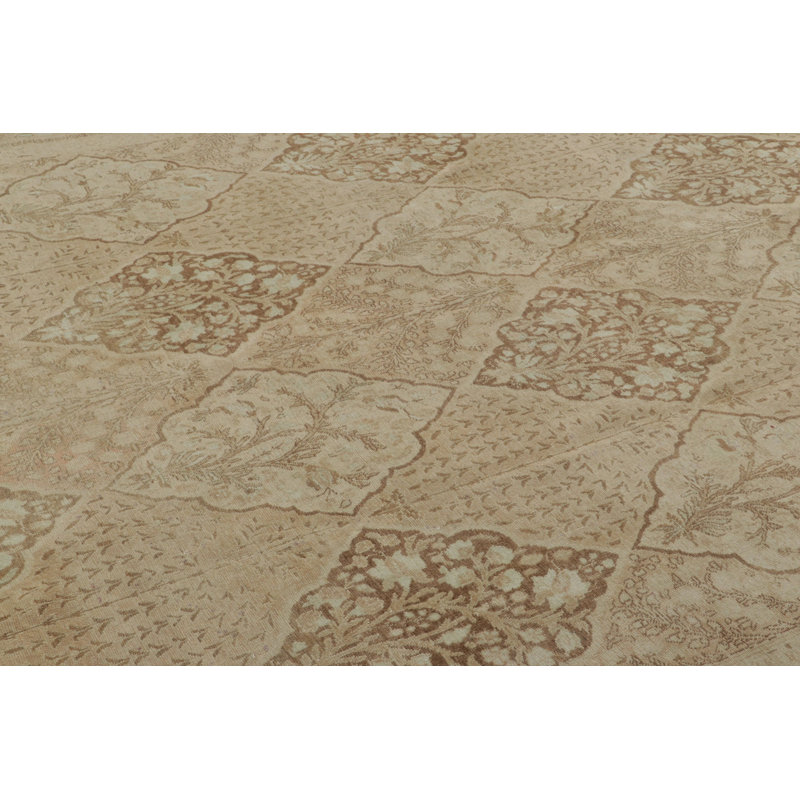 Antique One-of-a-Kind 9'6" x 12'7" Hand Knotted Area Rug