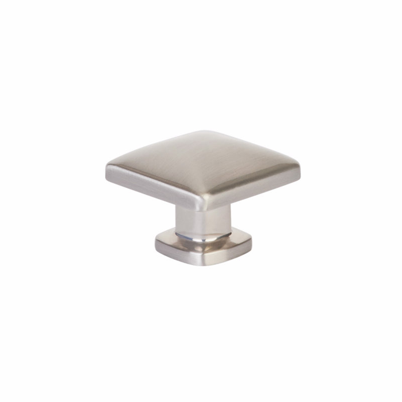 Lawson Square Knob, Satin Nickel