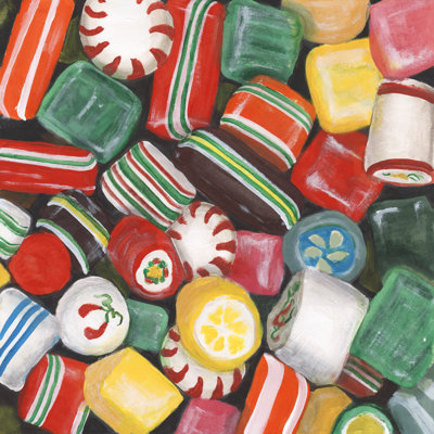 Christmas Candy I by Michael Willett - Wrapped Canvas Print