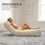 Chaise longue inclinable pliable intérieure avec dossier réglable, fauteuil-lit pour salon et chambre à coucher-1553386859