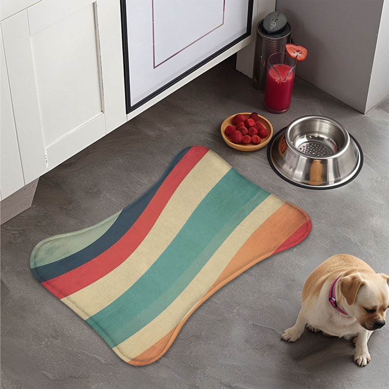 Funky Classics - Tapis d'alimentation en os 1 pièce, Grand (14 po)