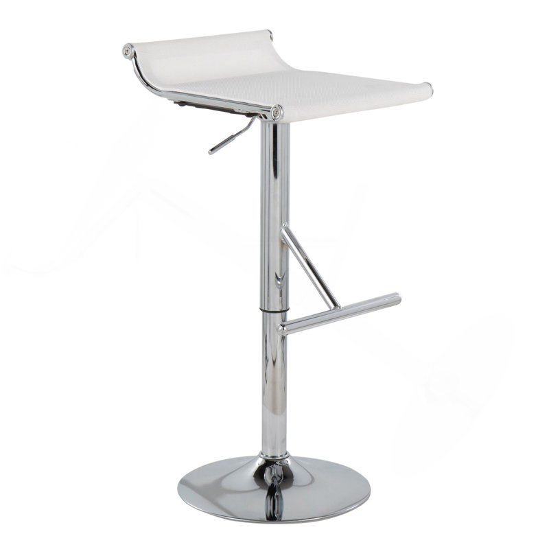 Tabouret de bar Mirage Ale, Blanc