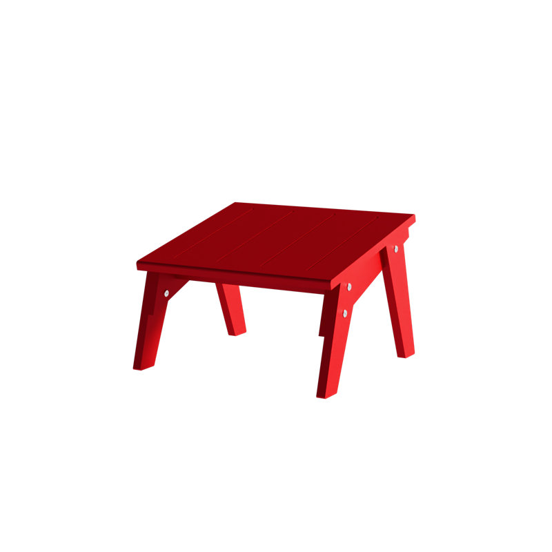 Ensemble fauteuil et repose-pieds Summit, Rouge