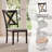 6 - Person Farmhouse Rectangular Solid Wood Dining Set, Brown-1439732406-1439732404