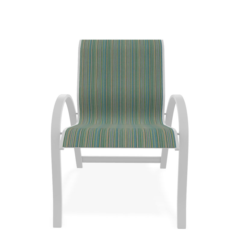 Aruba Outdoor Dining Armchair, White