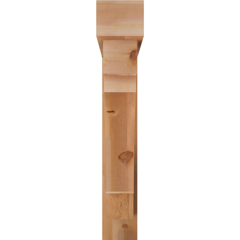Support de scie brute brute de l 8 po x P 48 po x H 48 po avec entretoise décalée, cèdre rouge de l'Ouest, 48 X 48