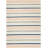 Kruetzen Striped Handmade Tufted Wool Ivory/Orange Area Rug-21774005