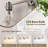 3 Lights Brushed Nickel Vanity Lights Bathroom Light Fixtures with Cone Shaped Clear Glass Shade