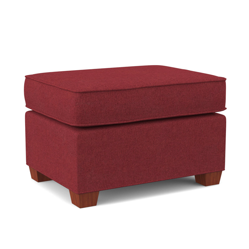 Finn 26" Wide Rectangle Standard Ottoman, BM Cherry, Dorset Cherry