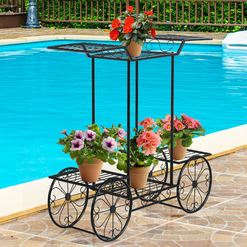 Harbaugh Metal Weather Resistant Plant Stand